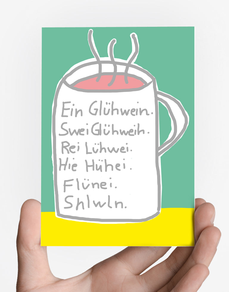 Glühwein Postkarte · ANEMOI DESIGN