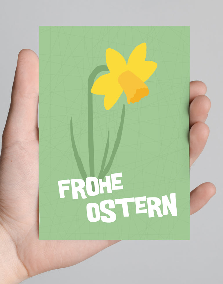 Osterglocke Postkarte · ANEMOI DESIGN