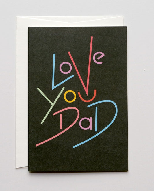 Love you Dad Grußkarte