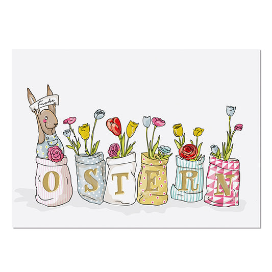 Ostertüten Postkarte